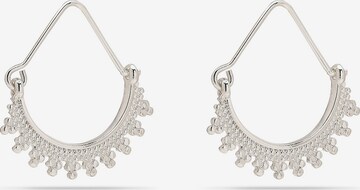 Boucles d'oreilles 'Kiku' Pilgrim en argent : devant