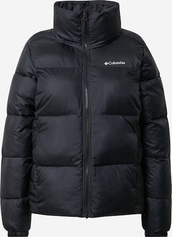 COLUMBIA - Chaqueta de montaña 'Puffect' en negro: frente