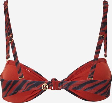 Hunkemöller - Regular Top de biquíni 'Malibu' em vermelho