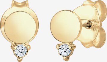 Boucles d'oreilles 'Kreis' Elli DIAMONDS en or : devant