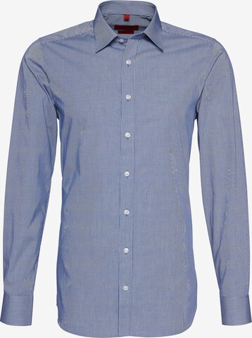Finshley & Harding Slim fit Business Shirt in Blue: front