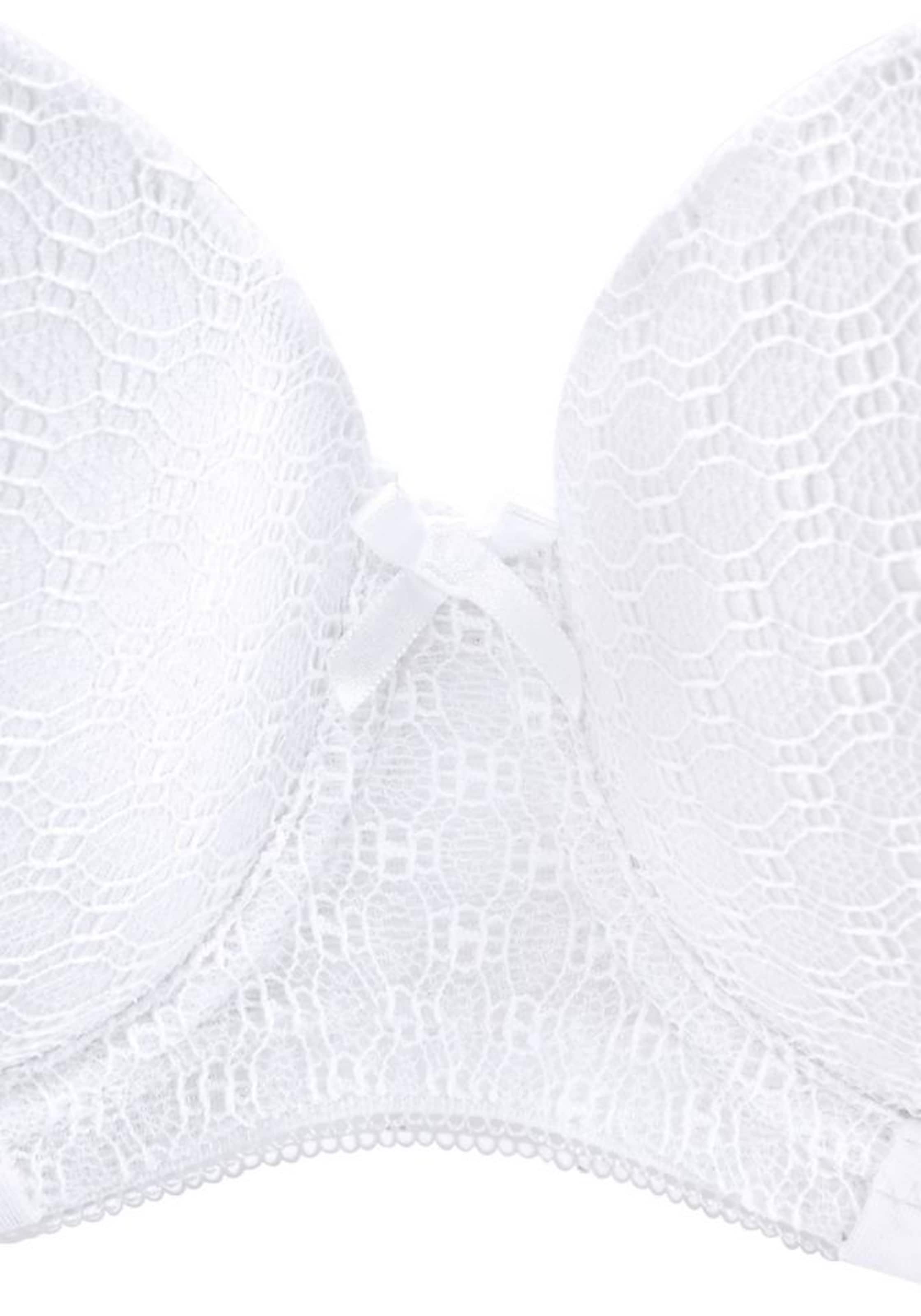 LASCANA Бюстгальтер под футболку Бюстгальтер в Белый