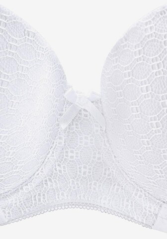 T-shirt Reggiseno di LASCANA in bianco