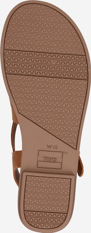 TOMS Strap Sandals 'Sicily' in Brown: bottom