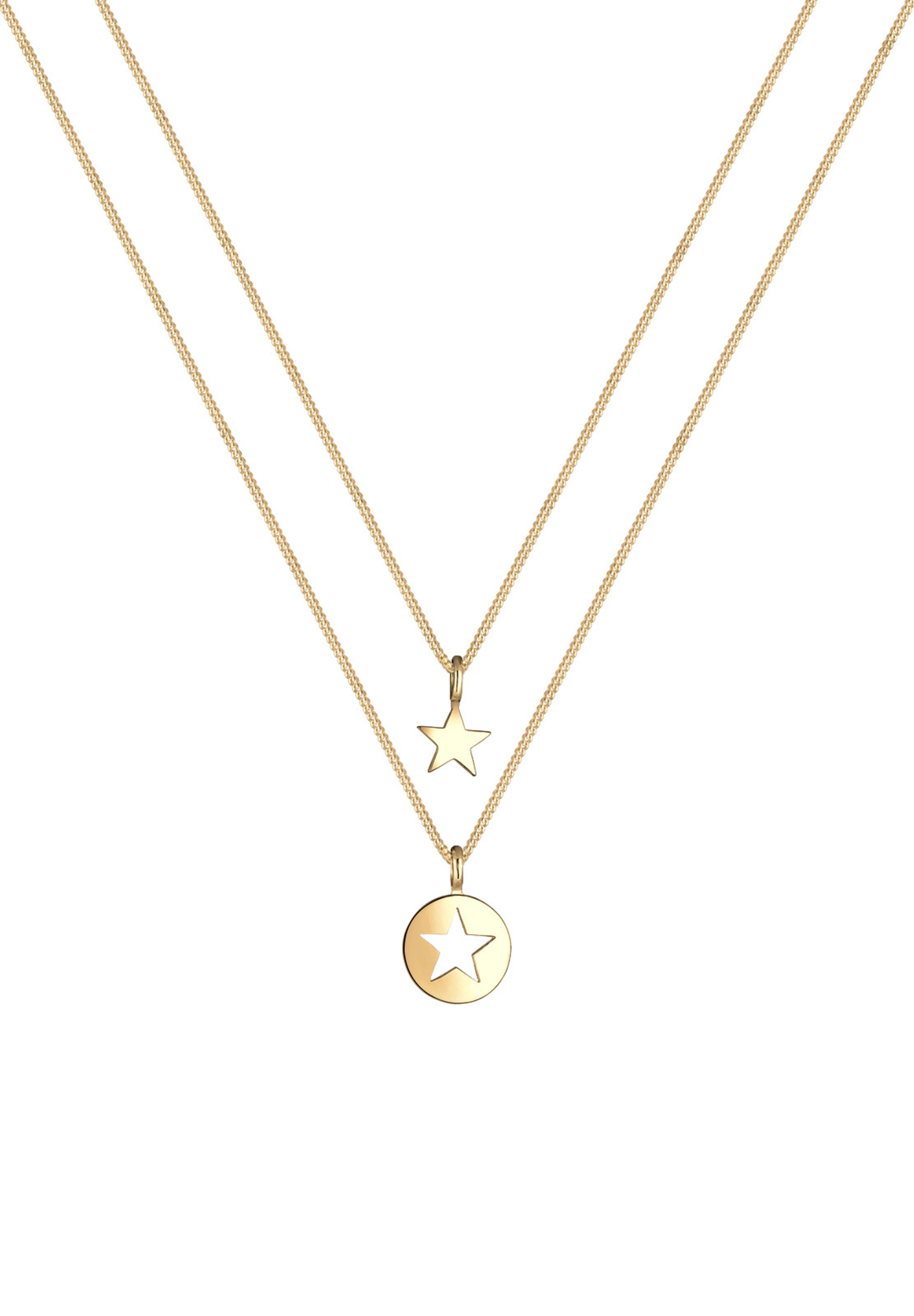 Chaîne ELLI en or : devant