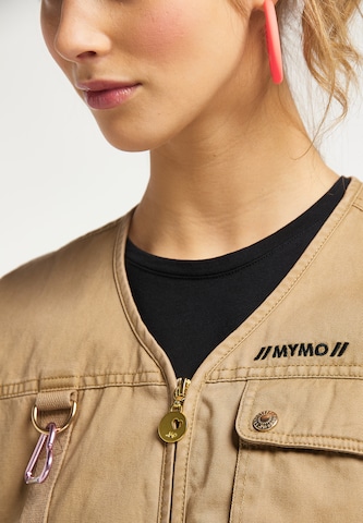 Gilet MYMO en beige : devant