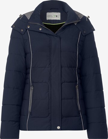 CECIL Winter Jacket in Blue: front
