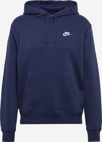 Sweat-shirt 'Club' Nike Sportswear en bleu : devant