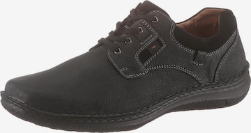 JOSEF SEIBEL Lace-Up Shoes 'Anvers' in Black: front