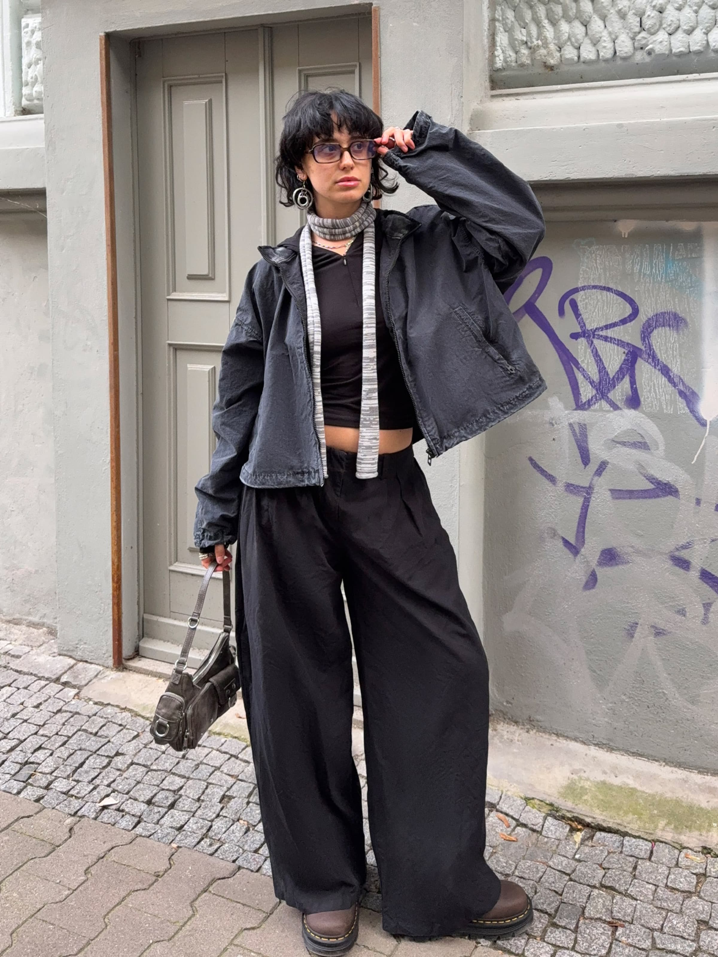 Dina - Brown Boots Look by Dr. Martens