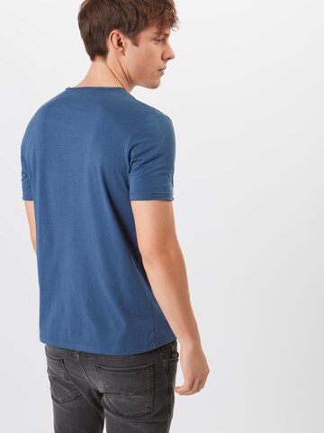 Coupe slim T-Shirt 'Level 5' OLYMP en bleu : derrière