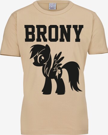 LOGOSHIRT T-Shirt "My Little Pony" in Beige: predná strana