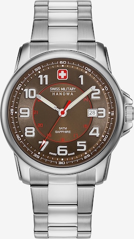 SWISS MILITARY HANOWA Uhr in Silber: predná strana