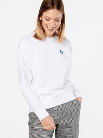 WOOD WOOD Sweatshirt 'Jess' in Wit