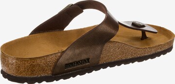 brūns BIRKENSTOCK Iešļūcenes ar pirkstu atdalītāju 'Gizeh'