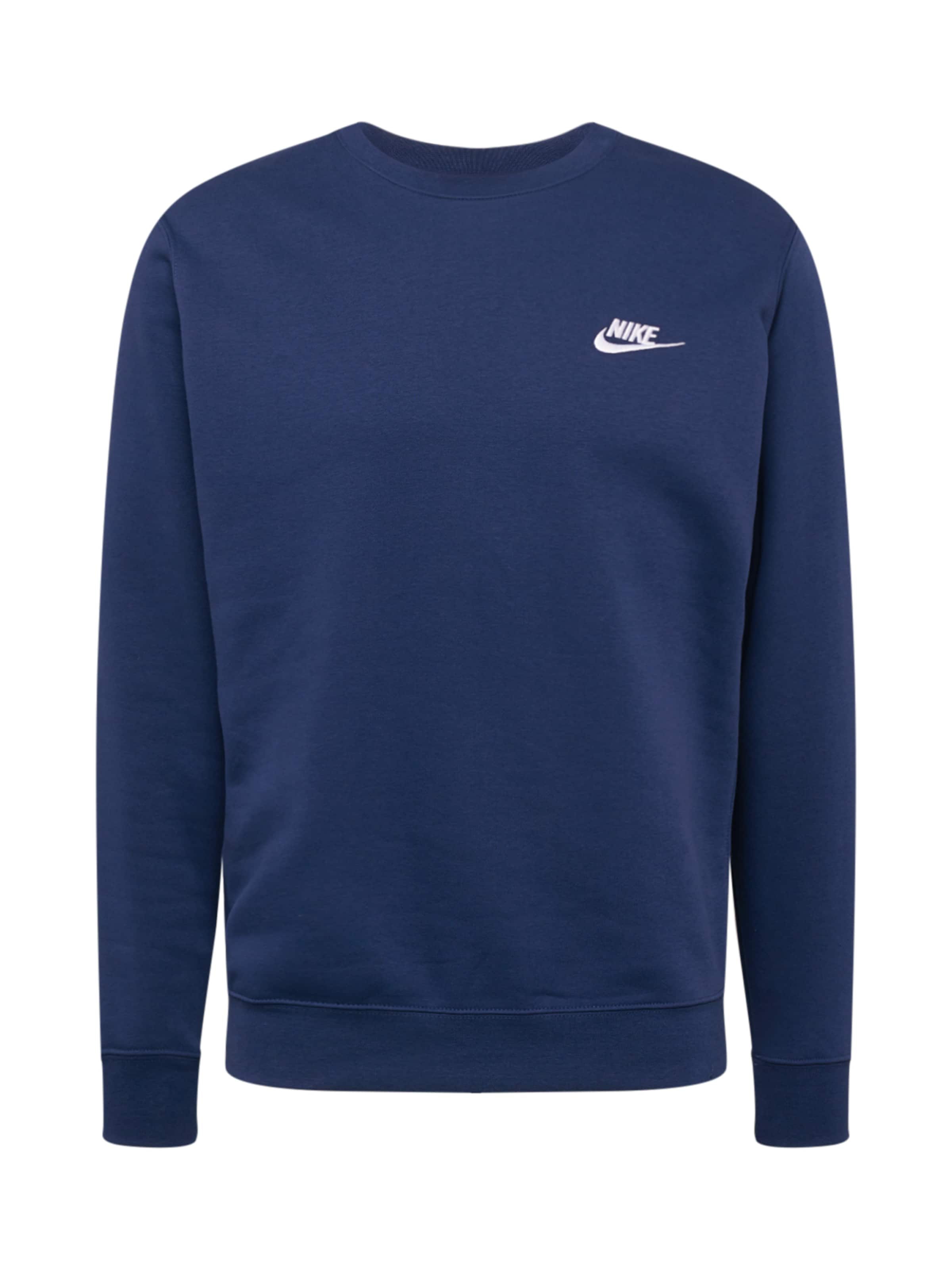 Nike Sportswear Mikina 'Club Fleece' – modrá: přední strana