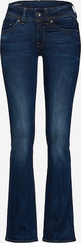 G-Star RAW Flared Jeans 'Midge Saddle Mid Bootleg' in Blauw: voorkant