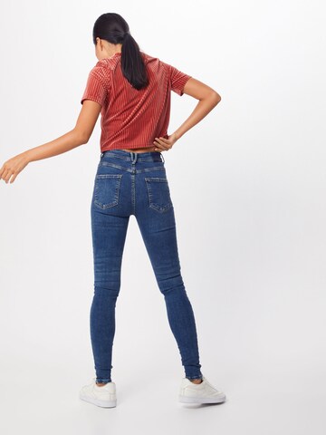 Noisy may Skinny Jeans 'Vicky' in Blau: zadná strana