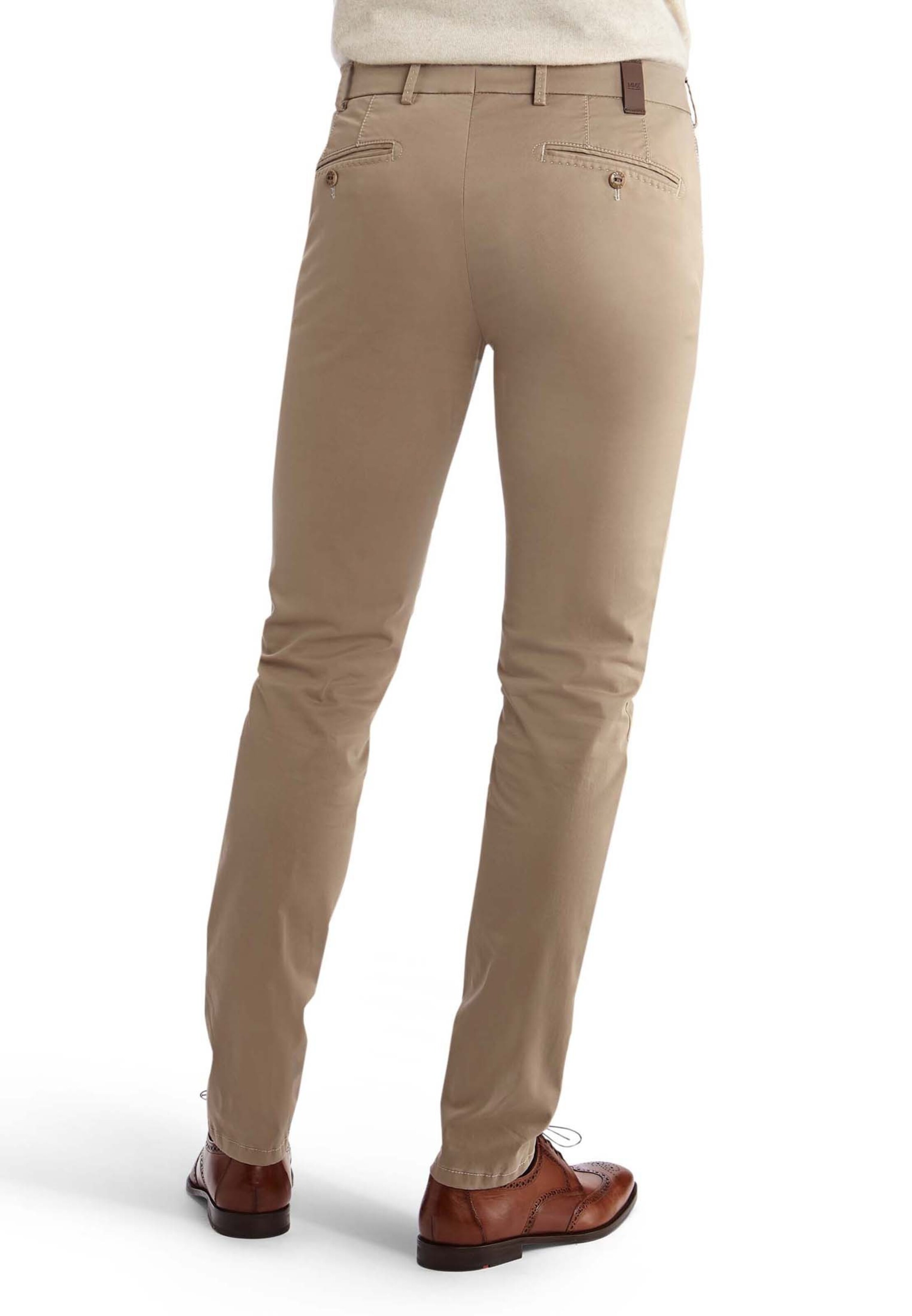 Coupe slim Pantalon chino 'Lupus' MMX Germany en beige