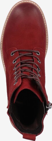 CAMEL ACTIVE Lace-Up Ankle Boots in Red