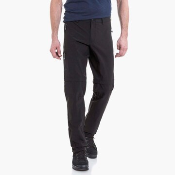 Schöffel - regular Pantalón de montaña 'Koper' en negro: frente