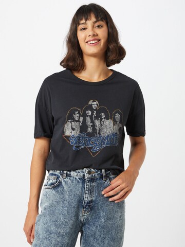 ONLY T-Shirt 'ONLAerosmith' in Schwarz: Vorderseite
