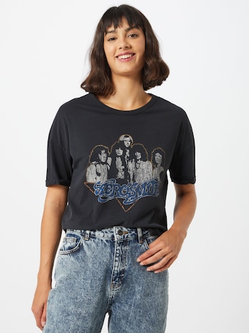 ONLY T-shirt 'Aerosmith' i svart: framsida