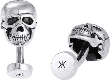 KUZZOI Cufflinks in Silver: front