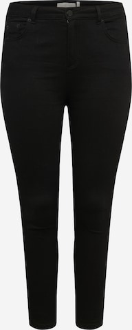 Guido Maria Kretschmer Curvy Slimfit Jeans 'Yasmina' in Schwarz: predná strana