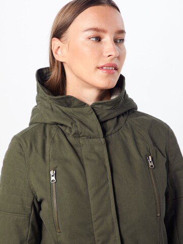 Urban ClassicsLagana parka 'Sherpa' - zelena boja