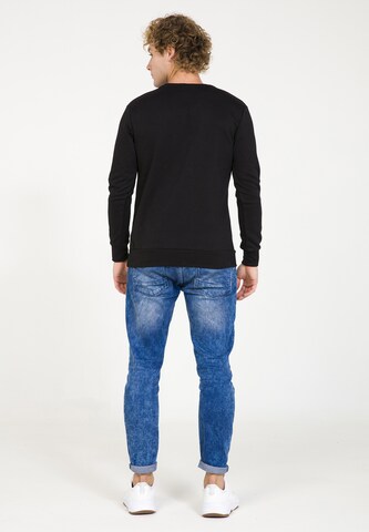 PLUS EIGHTEEN Sweatshirt in Zwart