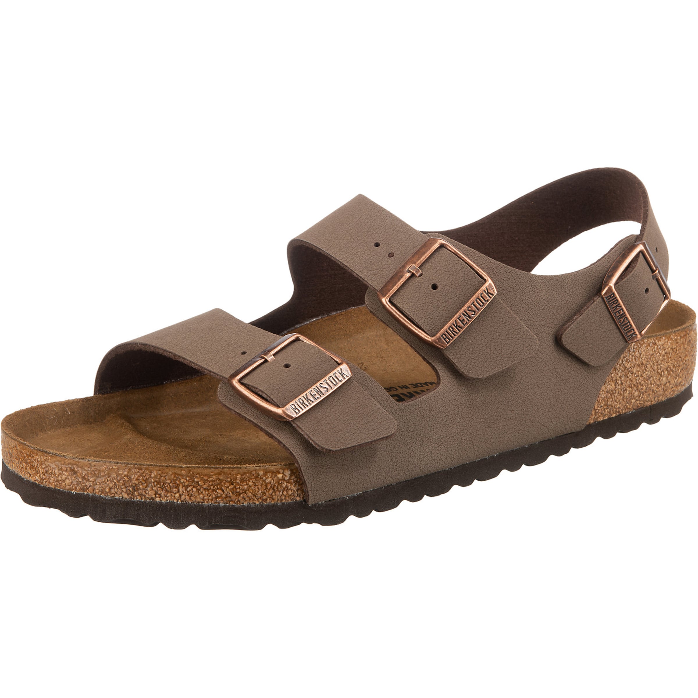 BIRKENSTOCK Sandales 'Milano' en 47 en moka, Vue avec produit