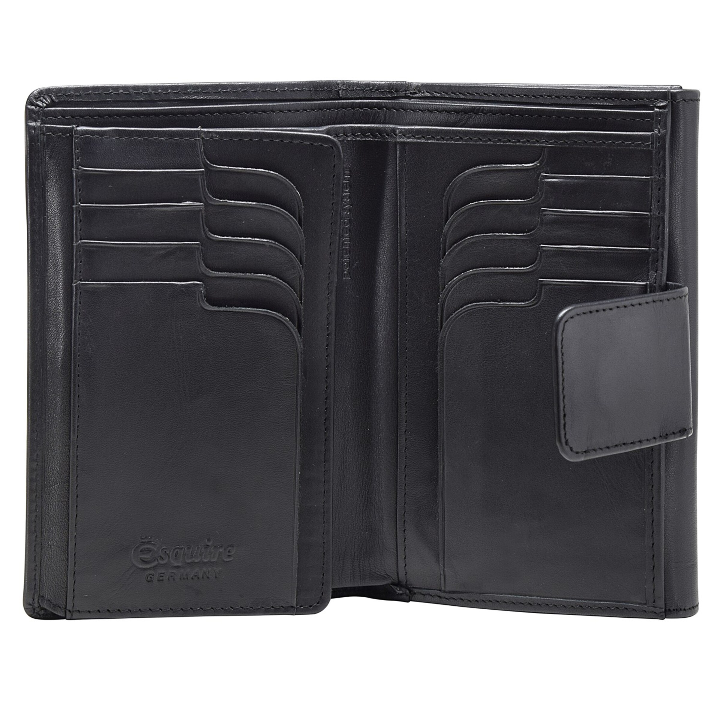 Esquire Geldbörse 'Helena II' in Schwarz