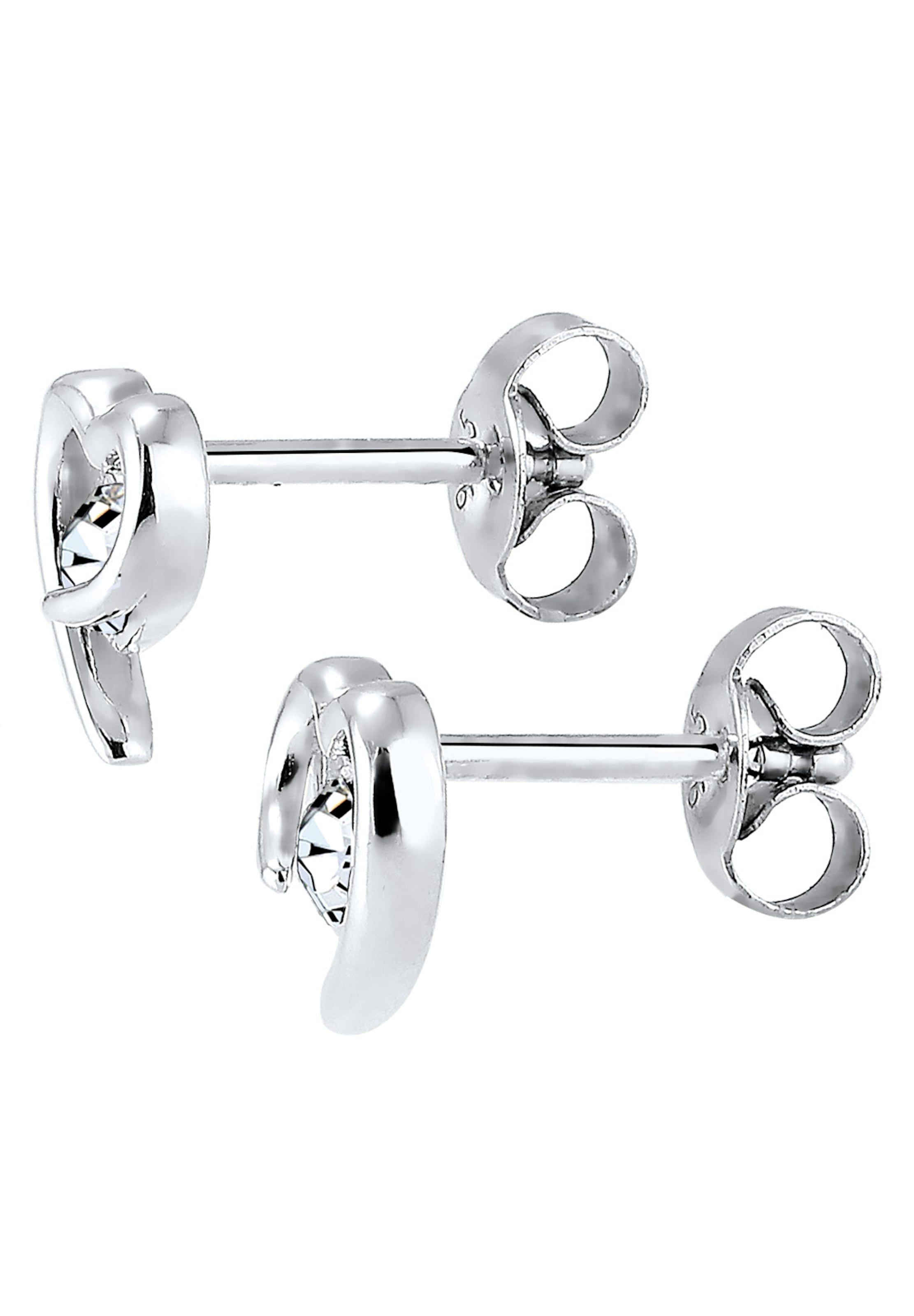 ELLI Earrings 'Herz' in Silver