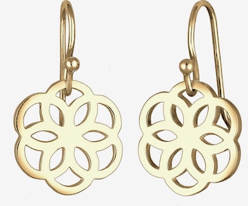 ELLI Ohrringe 'Blume' in Gold
