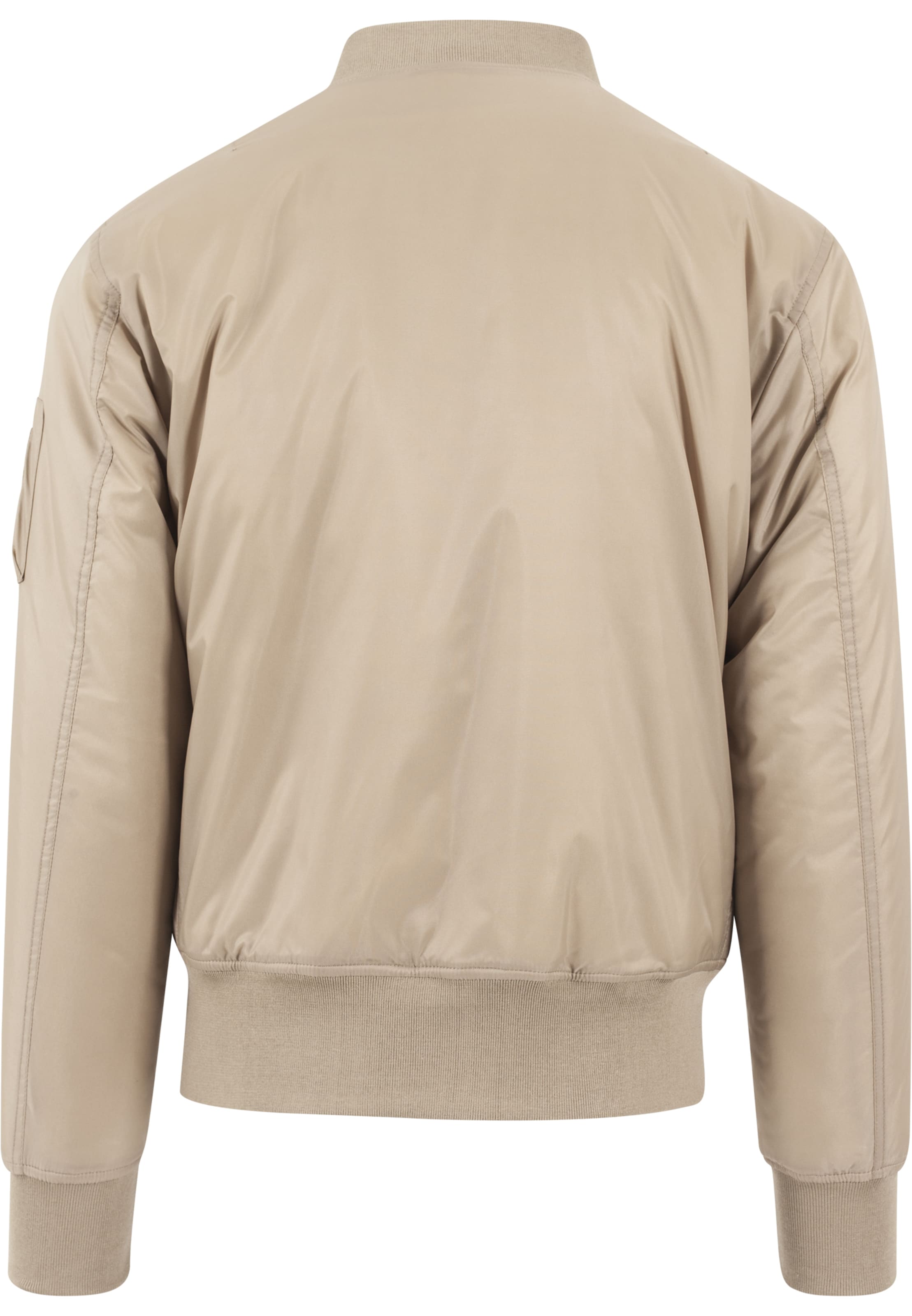 Urban Classics Přechodná bunda ' Basic Bomber Jacket ' – béžová