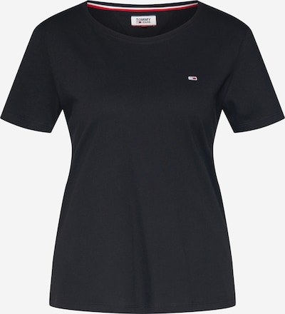 Tommy Jeans T-shirt en noir, Vue avec produit