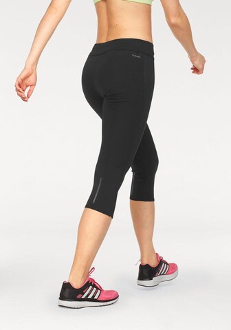 ADIDAS SPORTSWEAR Skinny Workout Pants 'Response' in Black