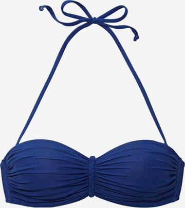 Bandeau Hauts de bikini BUFFALO en bleu : devant