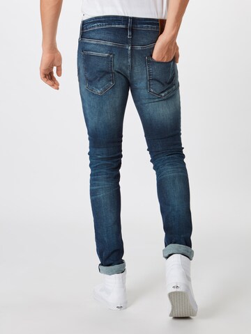 Slimfit Jeans de la JACK & JONES pe albastru