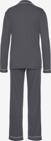 LASCANA Pajama in Grey