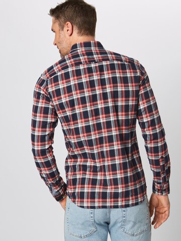 JACK & JONES Slim Fit Hemd 'Washington' in Rot: zadná strana