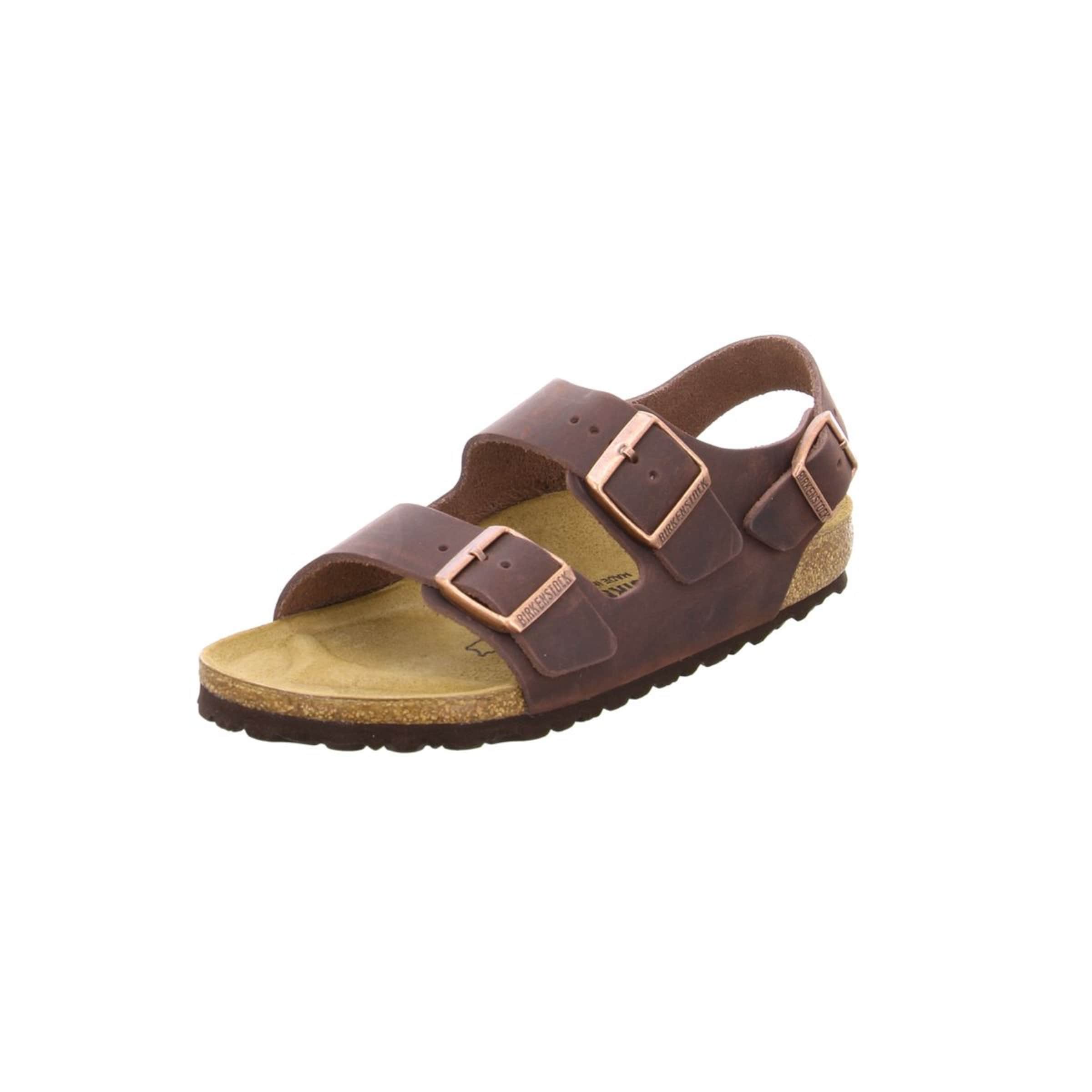 BIRKENSTOCK Sandalen 'Milano' in de kleur Bruin, Productweergave