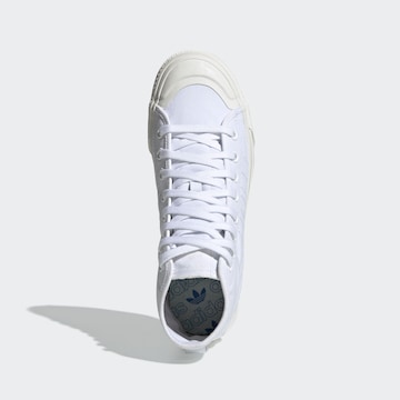 Baskets hautes 'Nizza RF' ADIDAS ORIGINALS en blanc