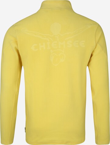 CHIEMSEE Μπλούζα φούτερ σε κίτρινο: πίσω