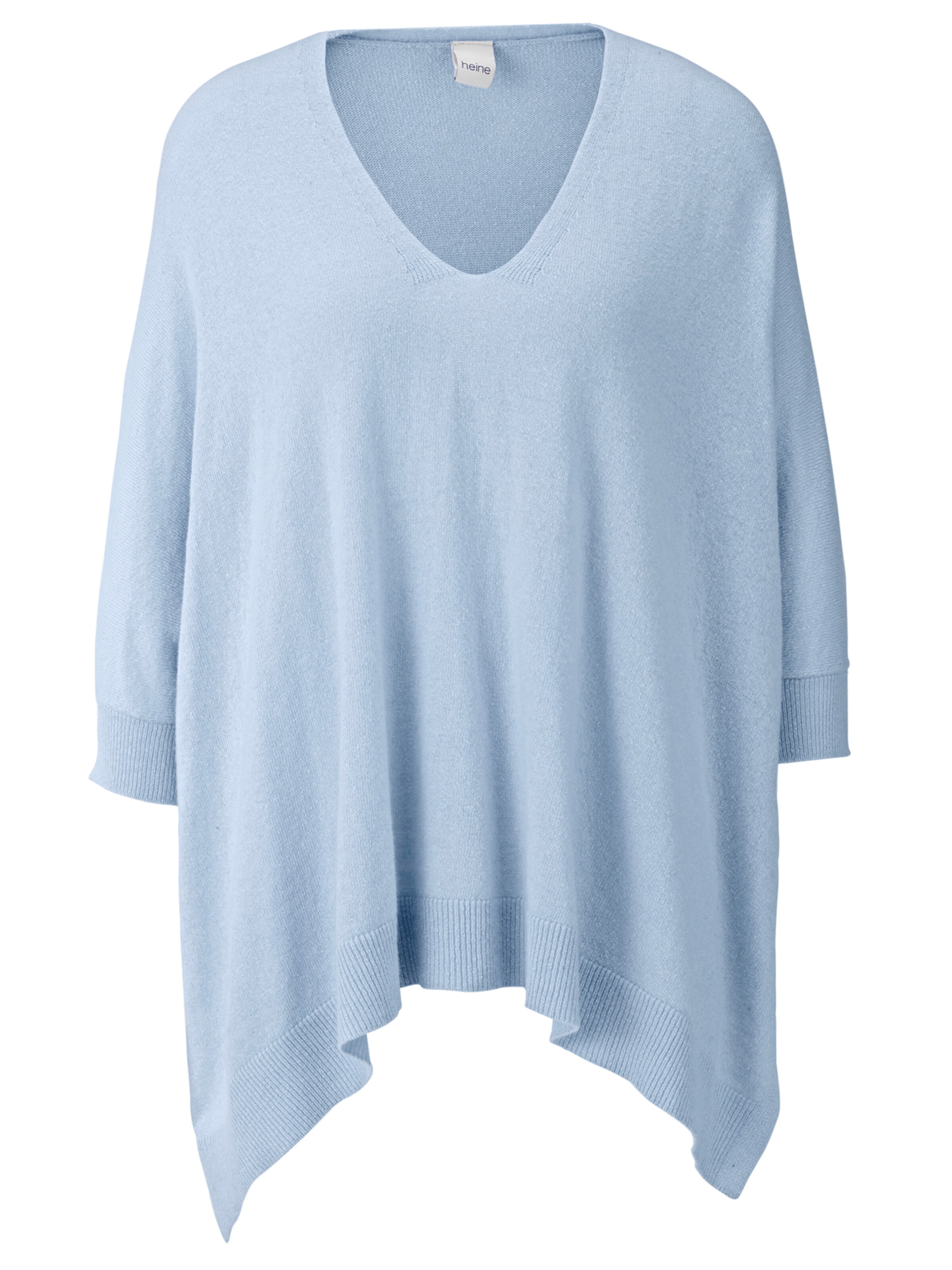 heine - Oversized trui in de kleur Lichtblauw