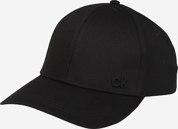 Calvin Klein Czapka z daszkiem w kolorze czarny: przód