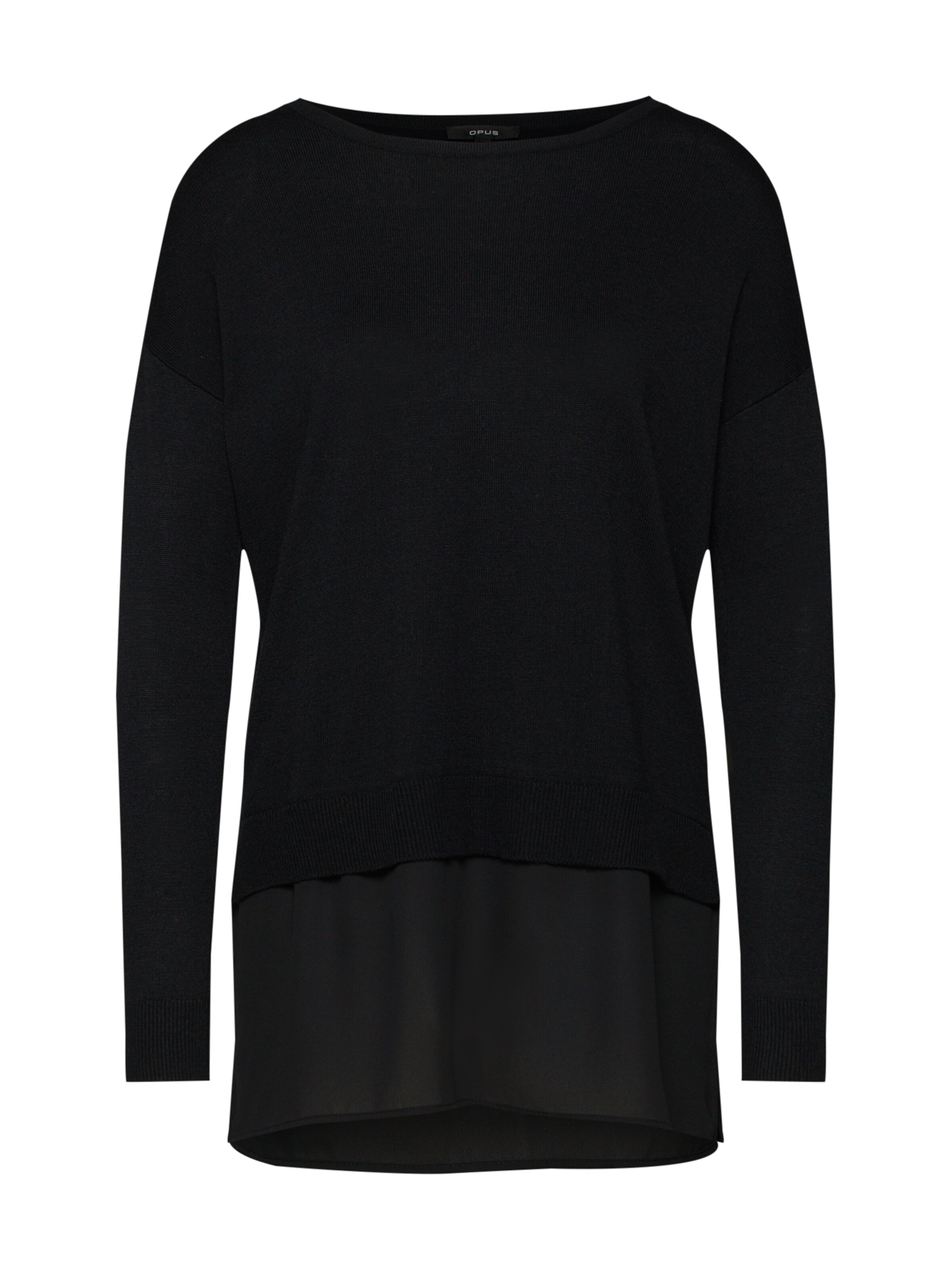OPUS - Trui 'Pepina' in de kleur Zwart