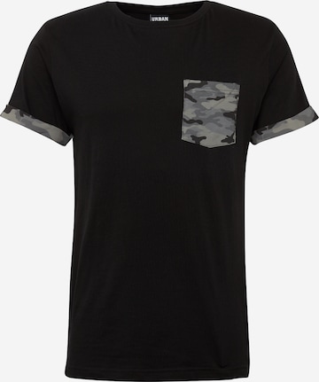 Urban Classics Shirt in Black: front