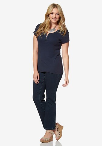 ARIZONA Regular 5-Pocket-Jeans 'Gerade-Form mit komfortabler Leibhöhe' in Schwarz